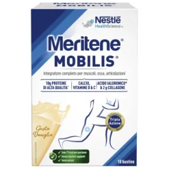 Nestle' Meritene Mobilis Vaniglia Integratore Muscoli Ossa Articolazioni 10 Bustine