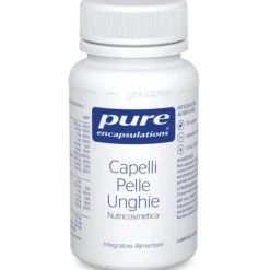 Nestle' Pure Encapsulations - Capelli Pelle Unghie 30 Capsule Integratori Anticaduta