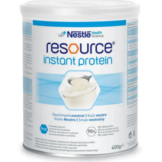 Nestle' Resource Instant Protein 400 G Alimenti Iperproteici