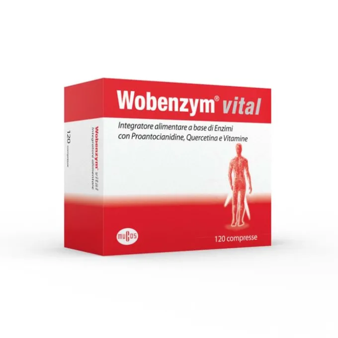 Nestle' Wobenzym Vital 120 Compresse Salute Delle Articolazioni