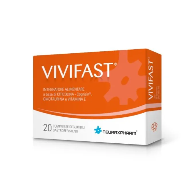 Neuraxpharm Vivifast Integratore Memoria 20 Compresse Tonificanti