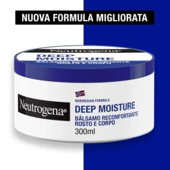 Neutrogena Balsamo Comfort Idratazione Intensa Per Pelle Secca, Crema Viso E Crema Corpo 300 Ml