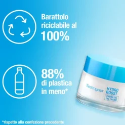 Neutrogena Crema Gel Hydro Boost Crema Idratante Viso Con Acido Ialuronico 50 Ml