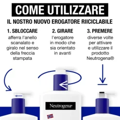 Neutrogena Crema Idratante Corpo Intensa Profumata Adatta Per Pelle Secca, Con Formula Norvegese 400 Ml
