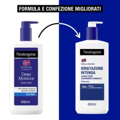 Neutrogena Crema Idratante Corpo Intensa Profumata Adatta Per Pelle Secca, Con Formula Norvegese 400 Ml