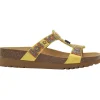 New Bogota' Wedge Satin+Beads W Yellow 35