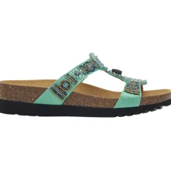 New Bogota' Wedge Satin+Beads W Aquamarine 40