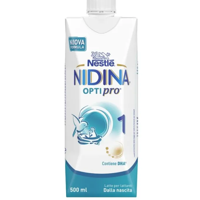 Nidina Optipro 1 Liquido 500 Ml - Alimento Per Lattanti Latte Primi Mesi