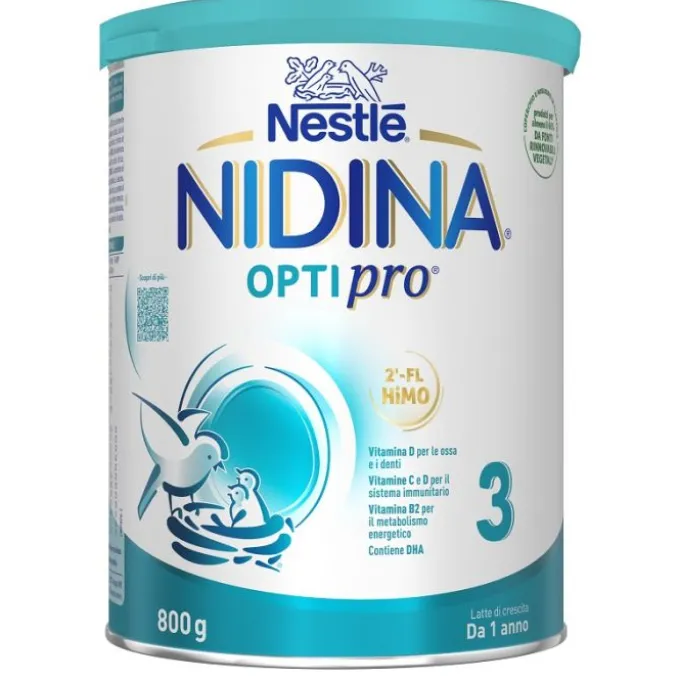 Nidina Optipro 3 Polvere 800 G Latte Per La Crescita