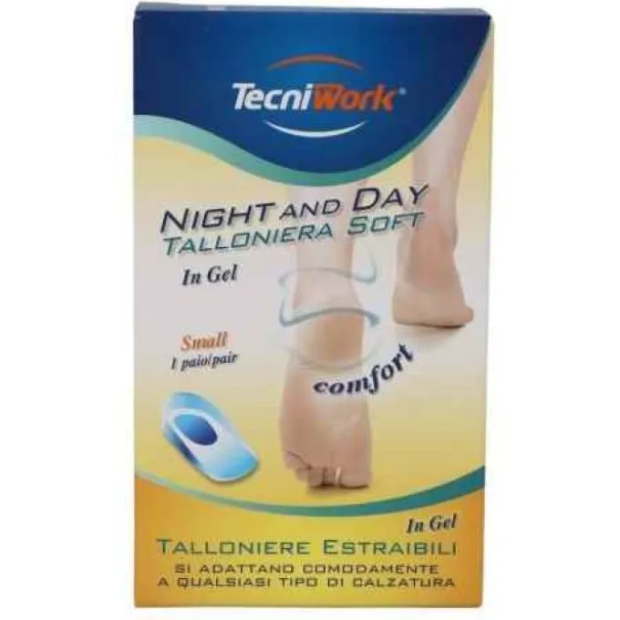 Night&Day Soft Talloniera In Gel Antiscivolo Taglia S 1 Paio