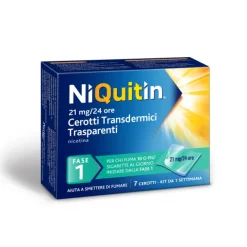 Niquitin 7 Cerotti Transdermici 21 Mg/Die