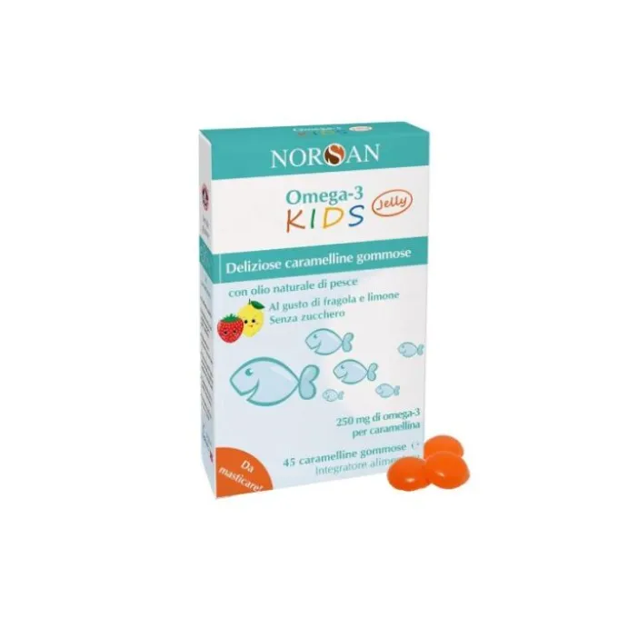 Norsan Omega 3 Kids Caramelline 90G Caramelle Bimbi