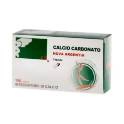 Nova Argentia Calcio Carbonato 0,5 G 100 Capsule Salute Delle Ossa