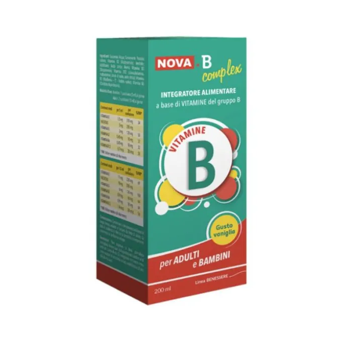 Nova B Complex Sciroppo 200Ml Energia E Ricarica