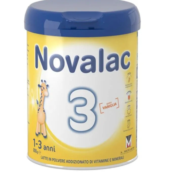 Novalac 3 Latte In Polvere Di Crescita Per Bambini Da 1 A 3 Anni 800 G