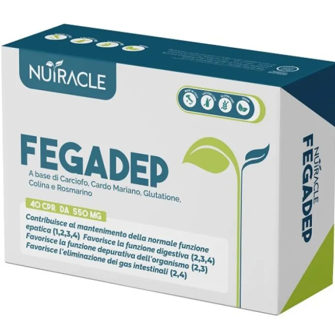 Nutracle Fegadep 40 Compresse Da 550 Mg