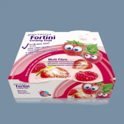 Nutricia Fortini Creamy Integratore Nutrizionale Ai Frutti Rossi 4 Coppette