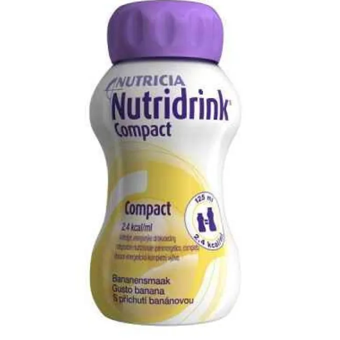 Nutricia Nutridrink Compact Integratore Nutrizionale Gusto Banana 4X125 Ml