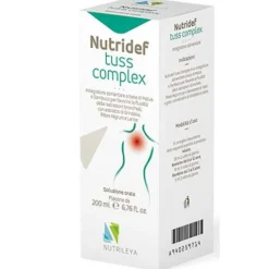 Nutridef Tuss Complex Sciroppo 200Ml - Integratore Alimentare Tosse Grassa Sciroppi