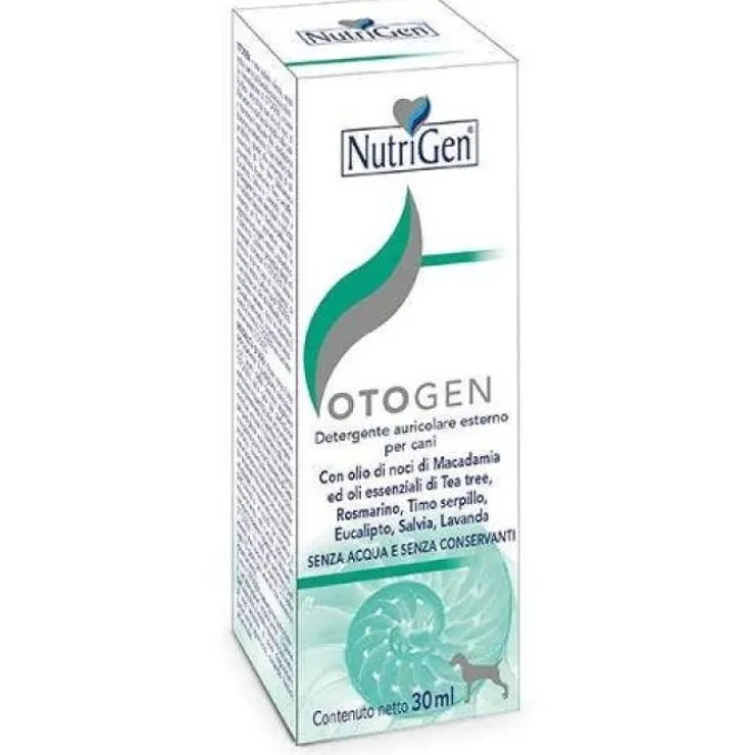 Nutrigen Otogen Detergente Auricolare Per Cani/Gatti 30Ml Pulizia Auricolare