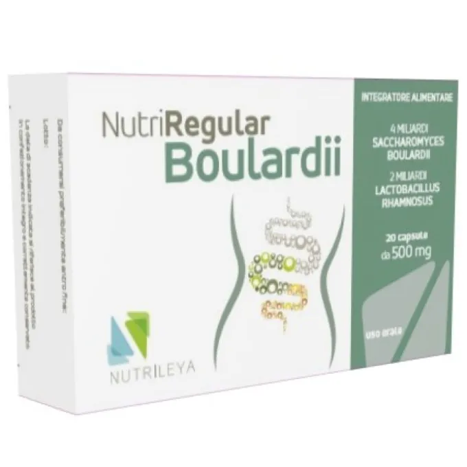 Nutrileya Nutriregular Boulardii 20 Capsule Fermenti Lattici