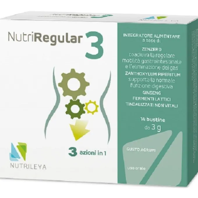 Nutrileya Nutriregular 3 14 Bustine Regolarita E Depurazione