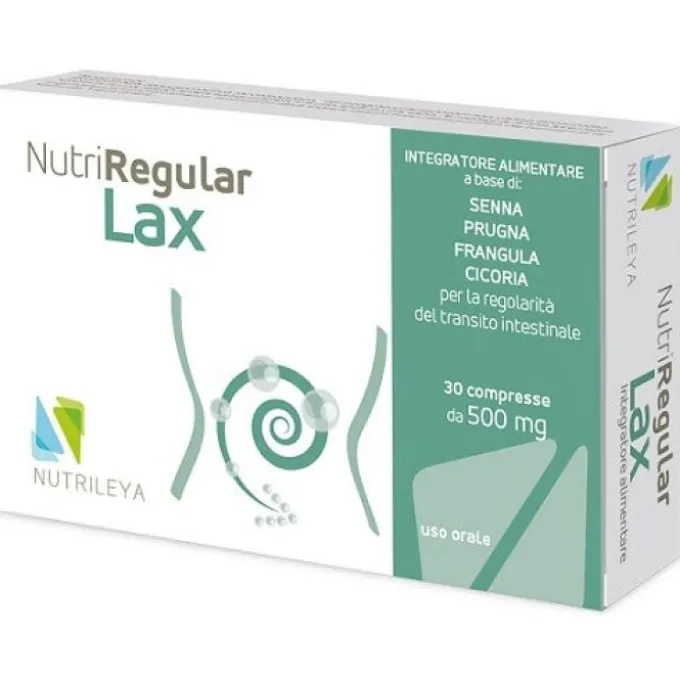 Nutrileya Nutriregular Lax 30 Compresse Lassativi Azione Delicata