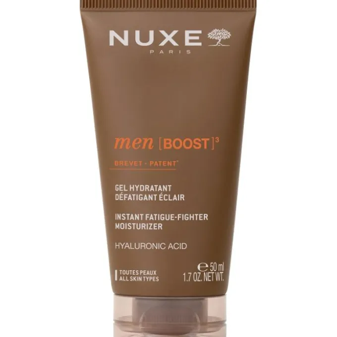 NUXE MEN GEL IDRATANTE MULTI-FUNZIONE GEL DEFATICANTE ISTANTANEO CON ACIDO IALURONICO E NIACINAMIDE, NON COMEDOGENICO, TUBETTO 50 ML