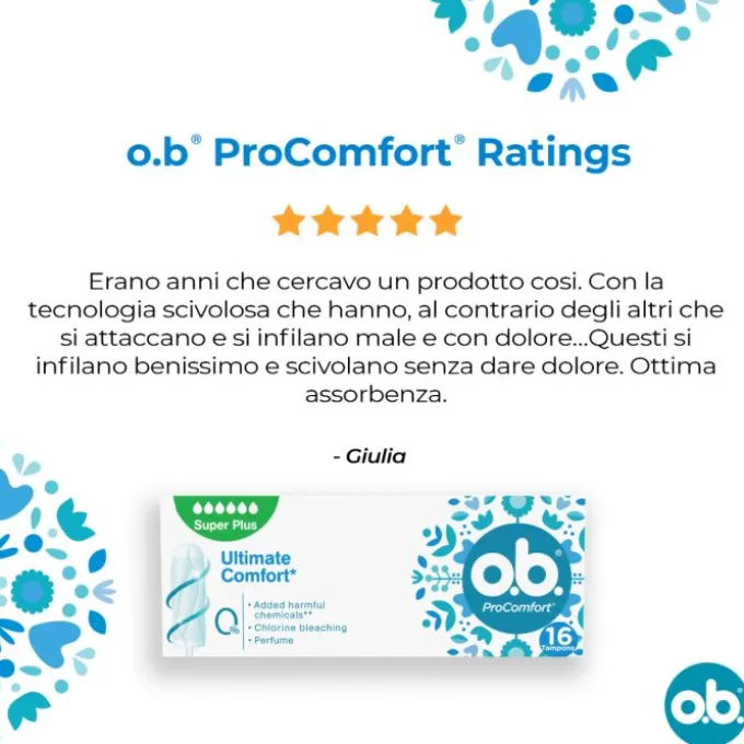 Ob Procomfort O.b. Procomfort Super Plus 16 Assorbenti Interni