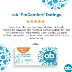 Ob Procomfort O.b. Procomfort Super 16 Assorbenti Interni