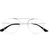 Occhiale Da Lettura Premontato Corpootto Metal Argento +1,00 Diottria