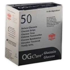 Ogcare Glicemia Strisce Misurazione Glicemia 50 Pezzi