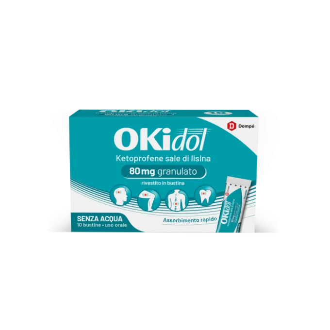 Okidol Orale Granulato 10 Bustine 80 Mg
