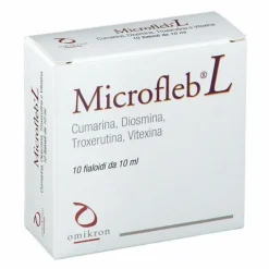 Omikron Italia Srl Microfleb L 10 Fiale 10 Ml Integratori Venotonici
