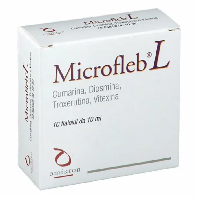 Omikron Italia Srl Microfleb L 10 Fiale 10 Ml Integratori Venotonici