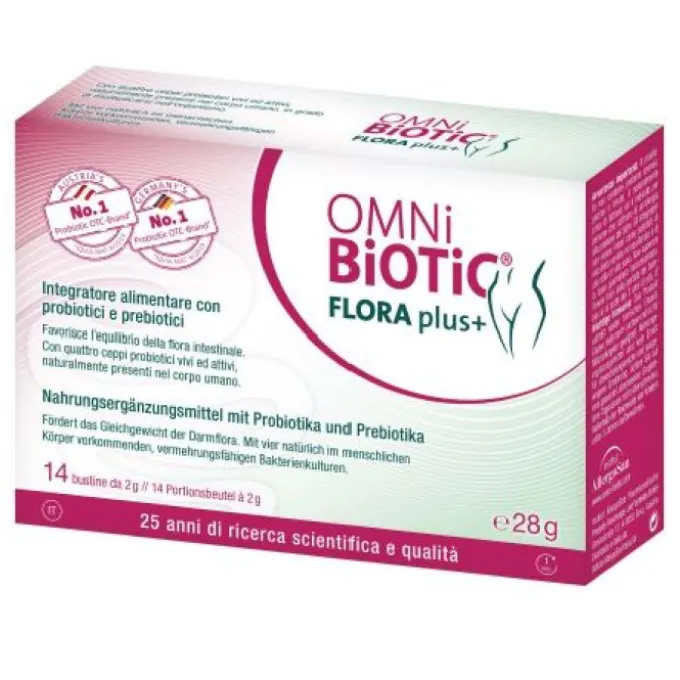 Omni Biotic Flora Plus+ 14 Bustine Da 2 G