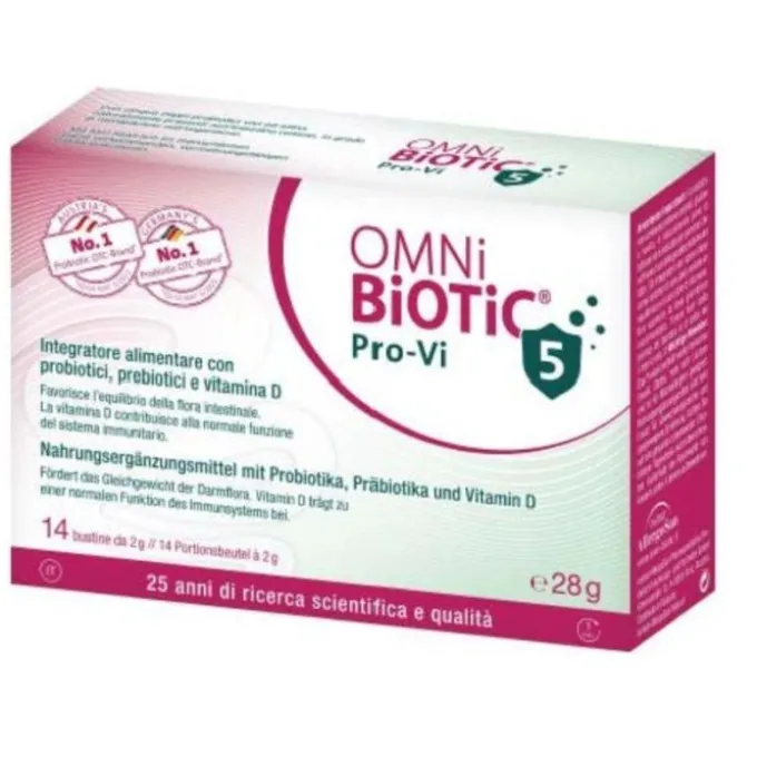 OMNI BIOTIC PRO-VI 5 INTEGRATORE FERMENTI LATTICI 14 BUSTINE - INTEGRATORE ALIMENTARE
