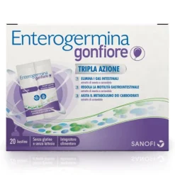 Opella Healthcare Enterogermina Gonfiore Addominale Integratore Elimina Gas 20 Bustine