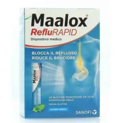 Opella Healthcare Maalox Reflurapid Integratore Per Il Bruciore Di Stomaco 20 Bustine