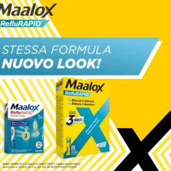 Opella Healthcare Maalox Reflurapid Integratore Per Il Bruciore Di Stomaco 20 Bustine