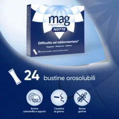 Opella Healthcare Mag Notte Integratore Sonno Con Magnesio 24 Bustine