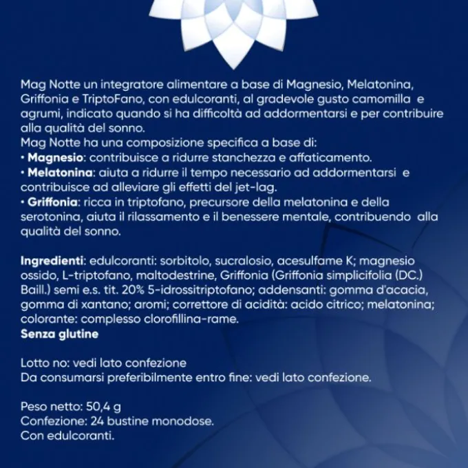 Opella Healthcare Mag Notte Integratore Sonno Con Magnesio 24 Bustine