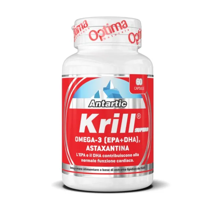 Optima Antartic Krill Superb Integratore Di Acidi Grassi 60 Capsule Salute Del Cuore