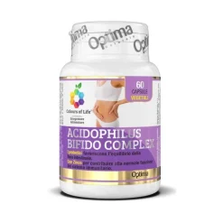 Optima Colours Of Life Acidophilus-Bifido Complex Integratore Probiotici 60 Capsule