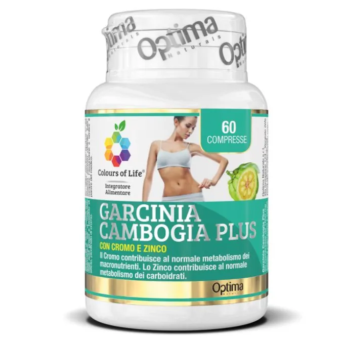 Optima Colours Of Life Garcinia Cambogia Plus Integratore Peso Corporeo 60 Compresse