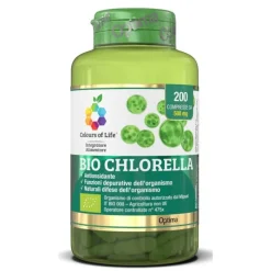 Optima Naturals Srl Bio Chlorella 200 Compresse Colours Depurativi E Disintossicanti