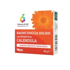Optima Naturals Srl Calendula Bagno Doccia Solido 80 G Colours Of Life Detersione Pelle Normale