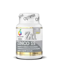 Optima Naturals Srl Colours Of Life - Zinco 15 120 Compresse Immunostimolanti