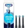 ORAL-B POWER REFILL IO ULTRA CLEAN BLACK 3 PEZZI