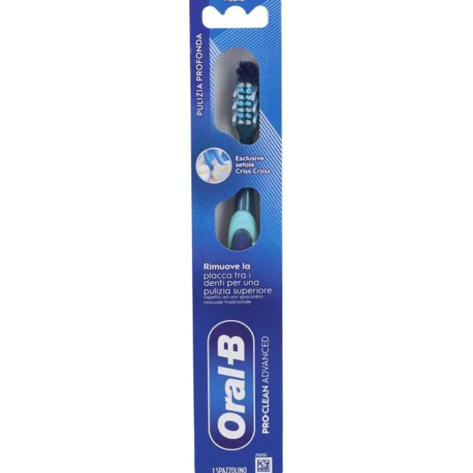 ORAL-B PRO-CLEAN ADVANCED PULIZIA PROFONDA 4 TESTINE - DISPOSITIVO MEDICO CLASSE I